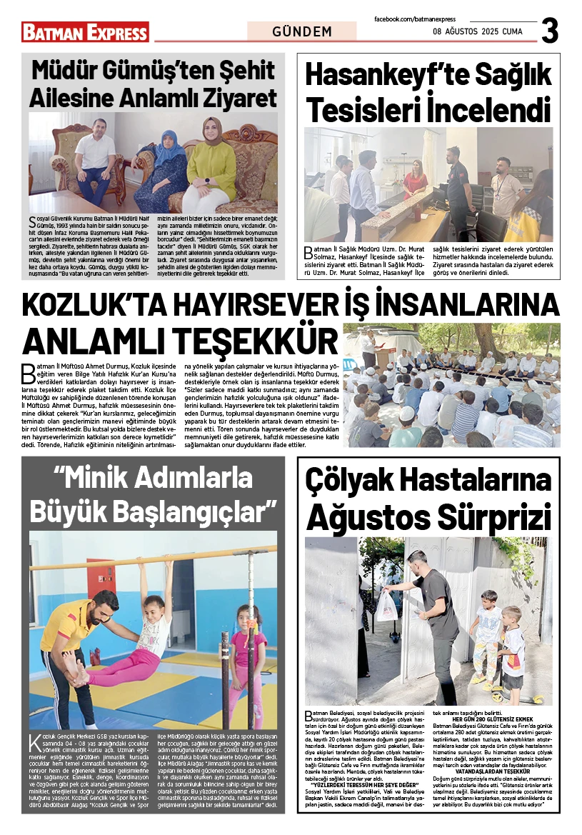 08 AĞUSTOS 2025 CUMA