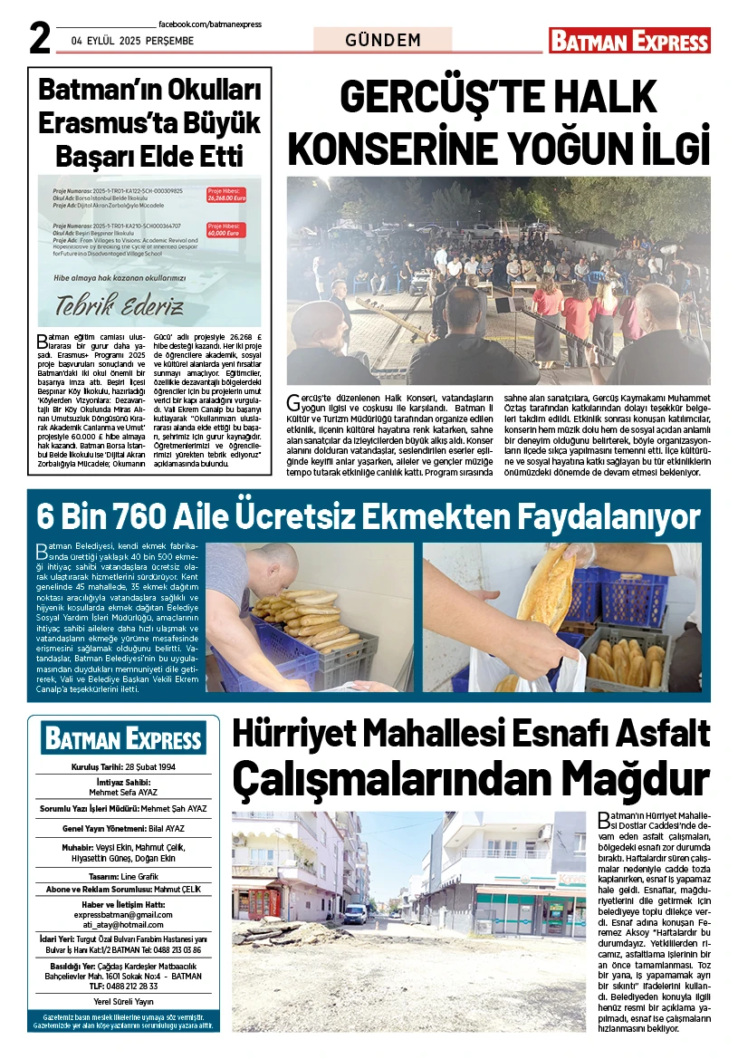 04 EYLÜL 2025 PERŞEMBE