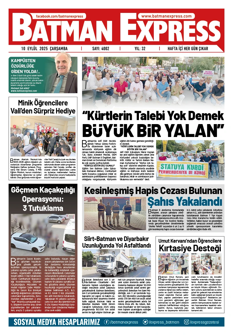 10 EYL&Uuml;L 2025 &Ccedil;ARŞAMBA