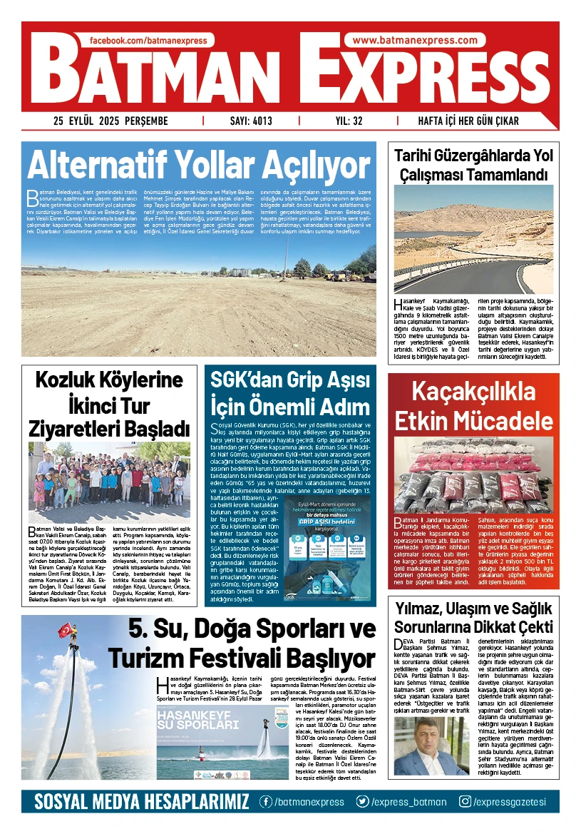 25 EYLÜL 2025 PERŞEMBE