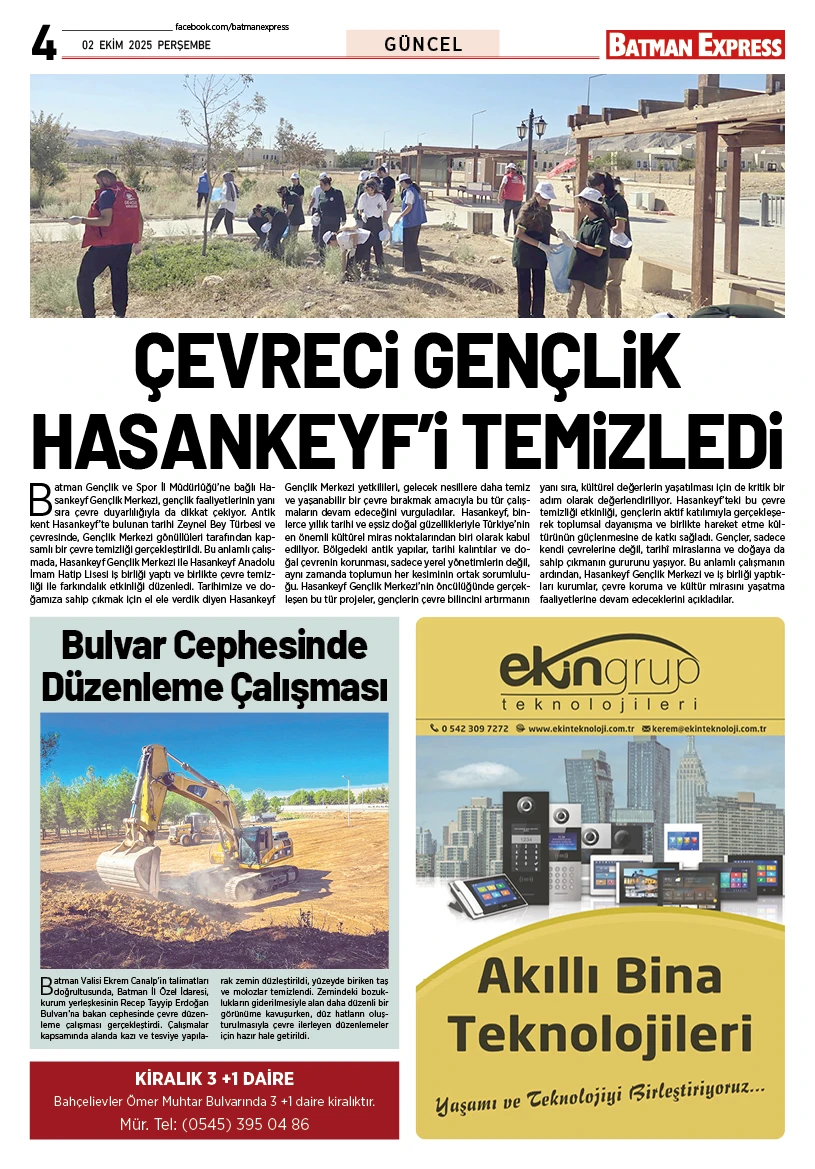 02 EKİM 2025 PERŞEMBE