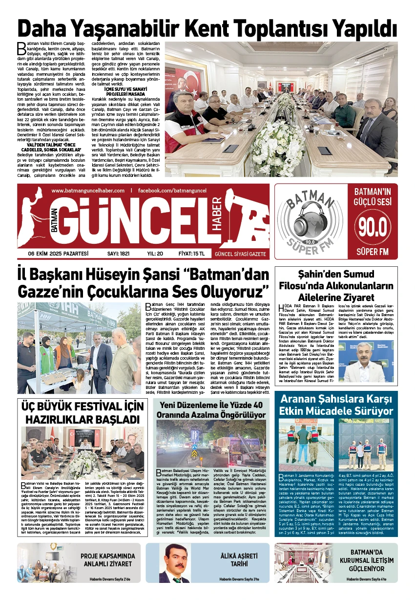 BATMAN GÜNCEL GAZETESİ