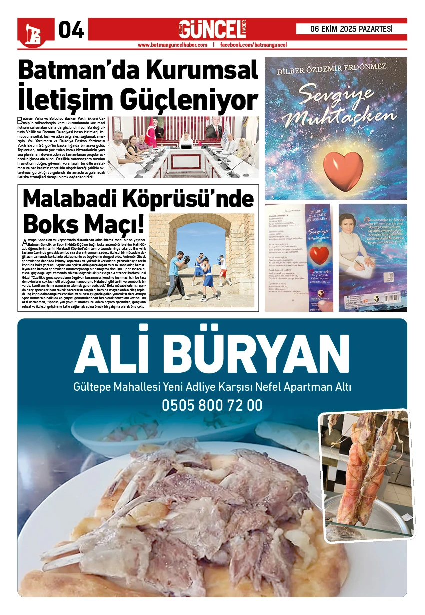 BATMAN GÜNCEL GAZETESİ