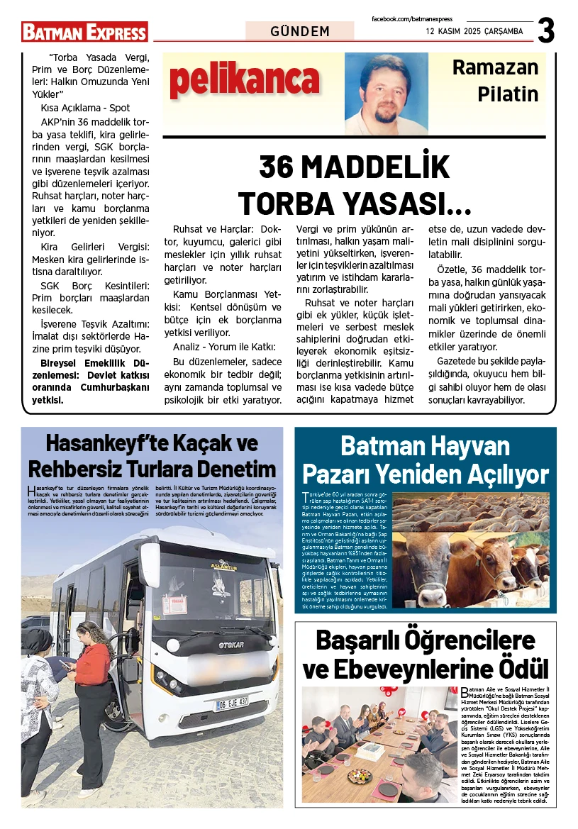 12 KASIM 2025 ÇARŞAMBA