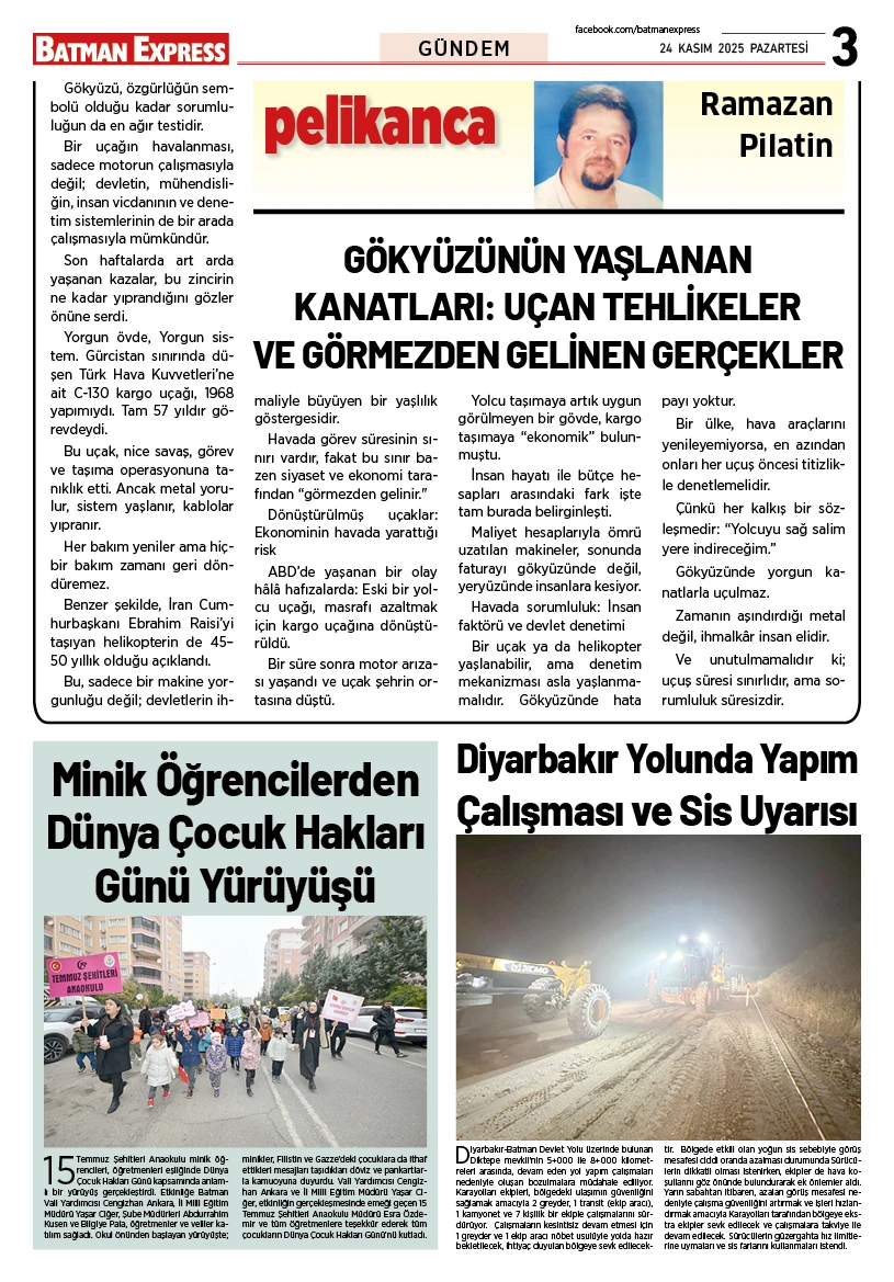 24 KASIM 2025 PAZARTESİ