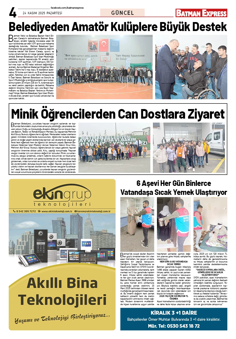 24 KASIM 2025 PAZARTESİ