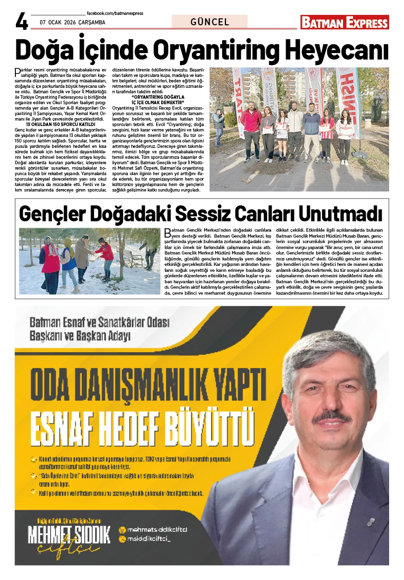 07 OCAK 2026 ÇARŞAMBA