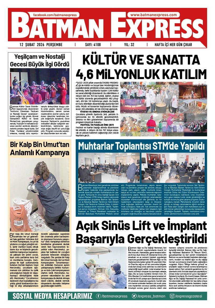 12 ŞUBAT 2026 PERŞEMBE