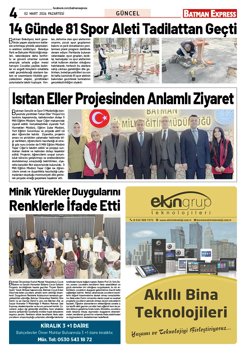 02 MART 2026 PAZARTESİ