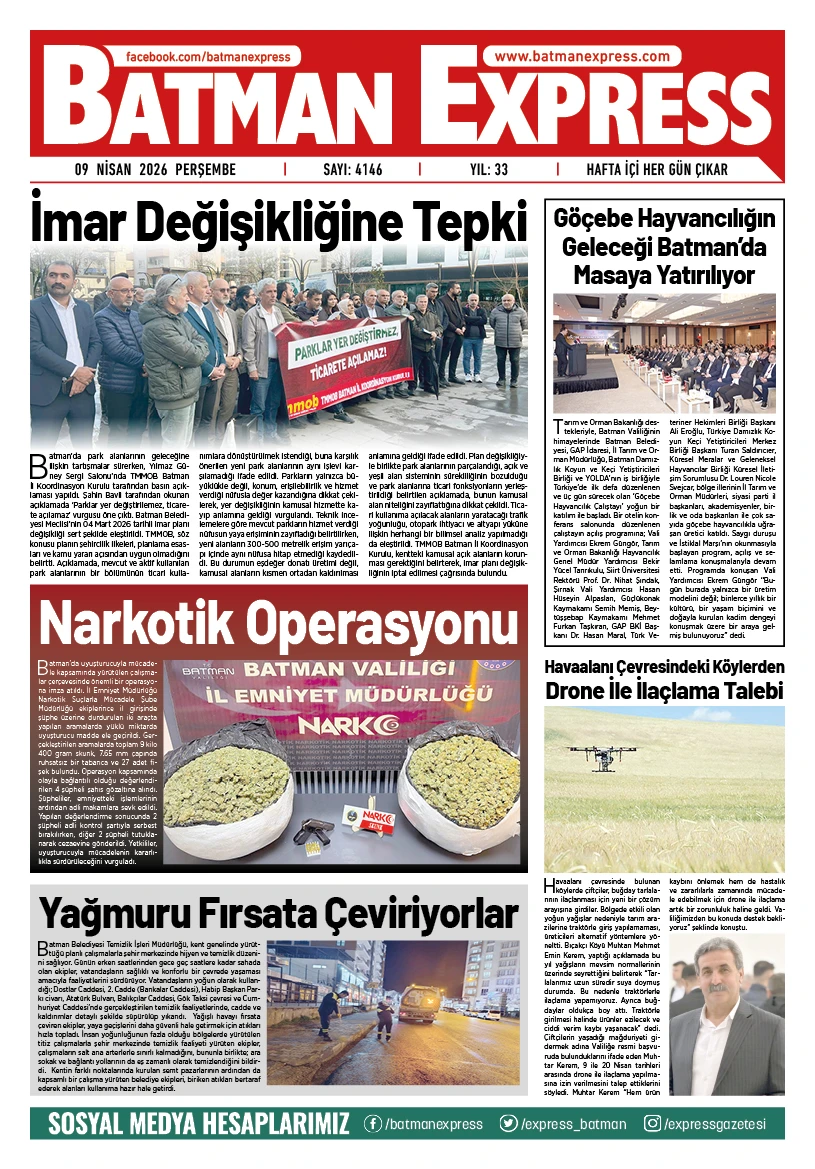 09 NİSAN 2026 PERŞEMBE