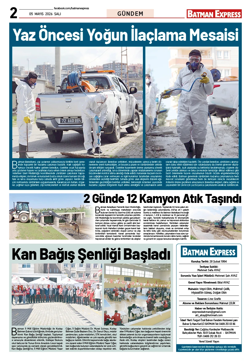05 MAYIS 2026 SALI