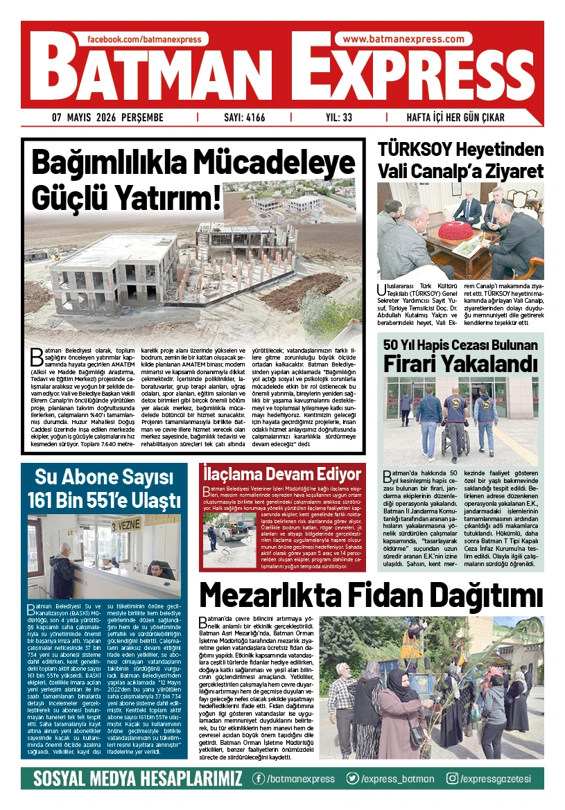 07 MAYIS 2026 PERŞEMBE