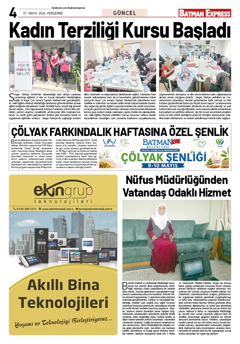 07 MAYIS 2026 PERŞEMBE