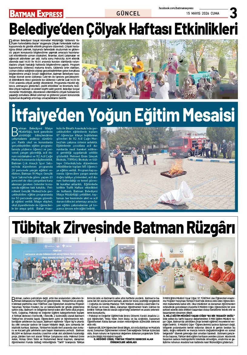 15 MAYIS 2026 CUMA