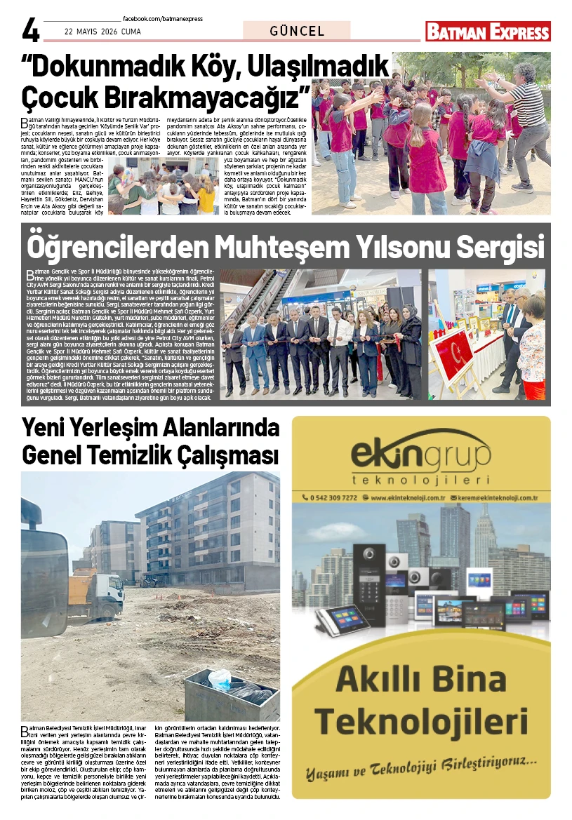 22 MAYIS 2026 CUMA