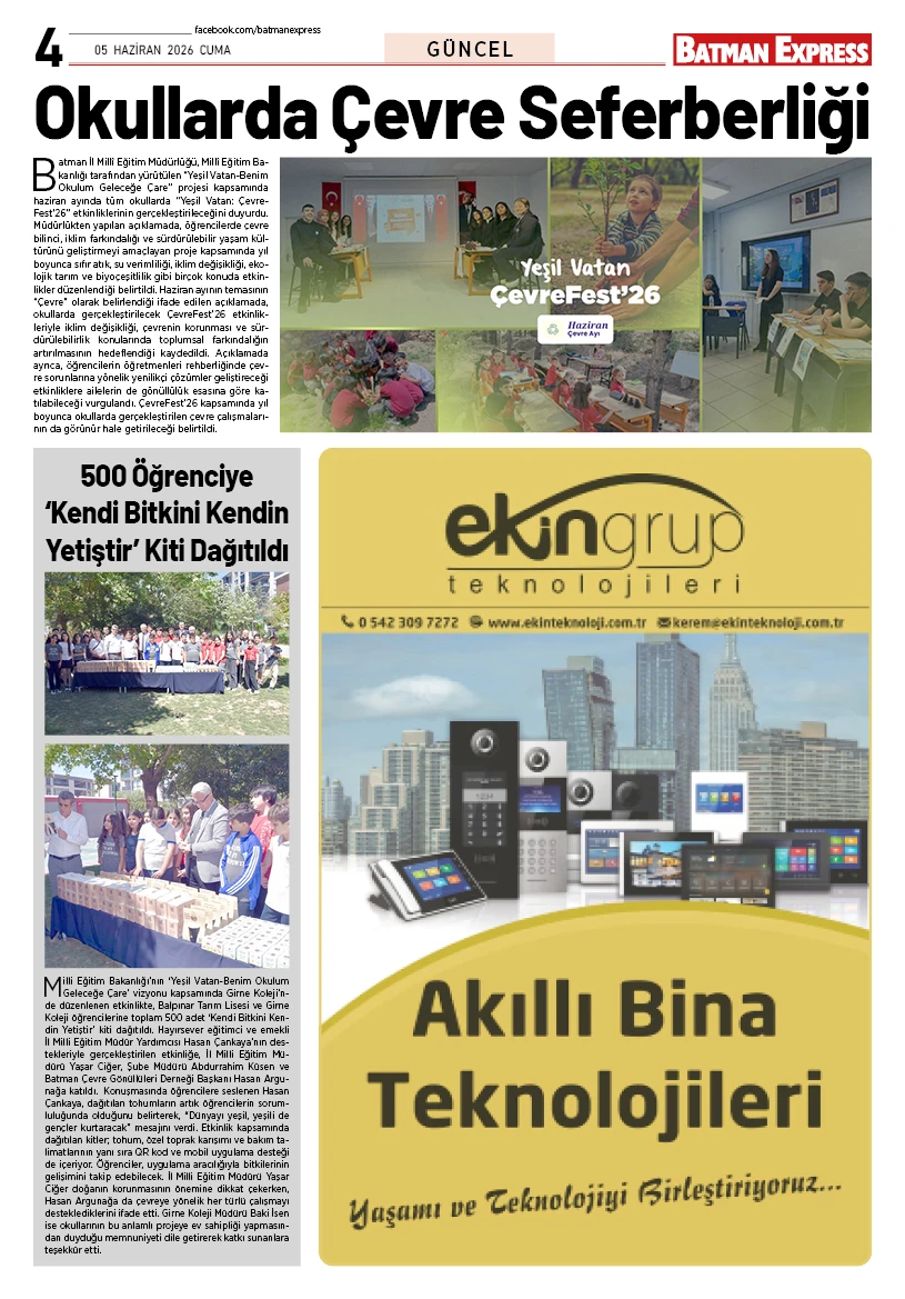 05 HAZİRAN 2026 CUMA