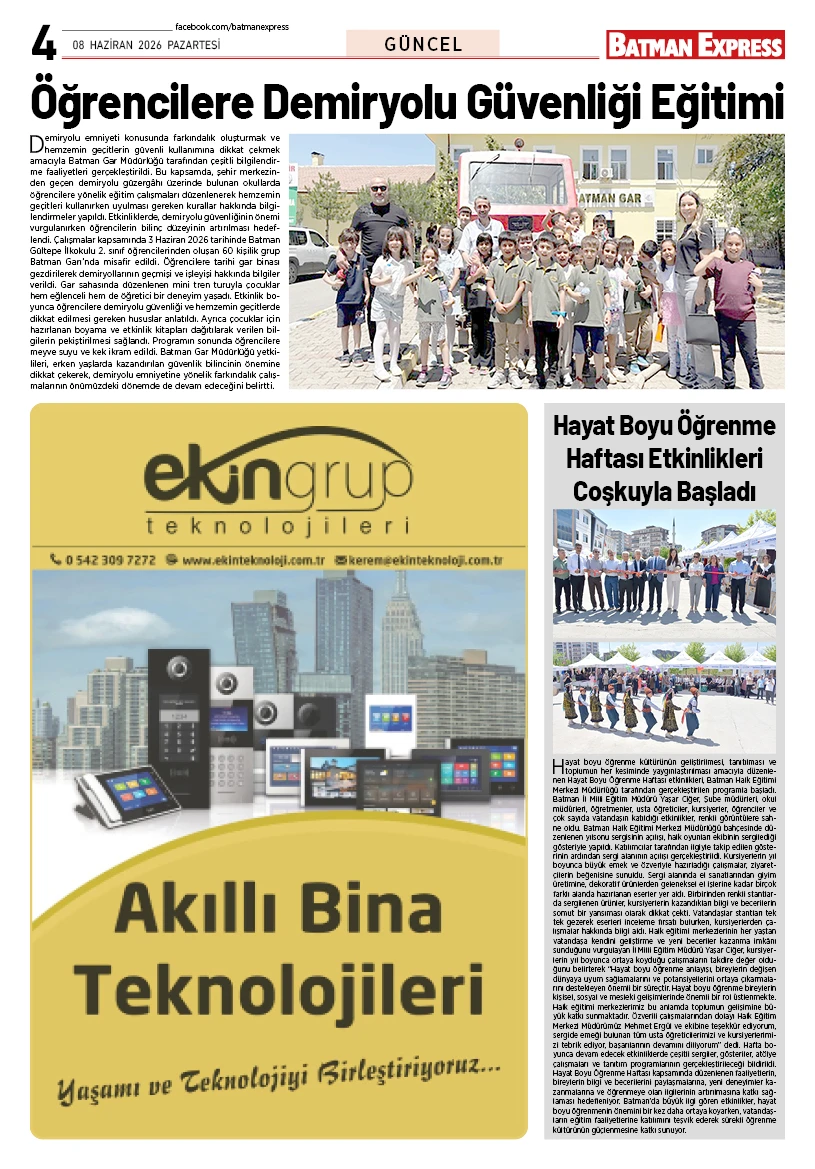 08 HAZİRAN 2026 PAZARTESİ