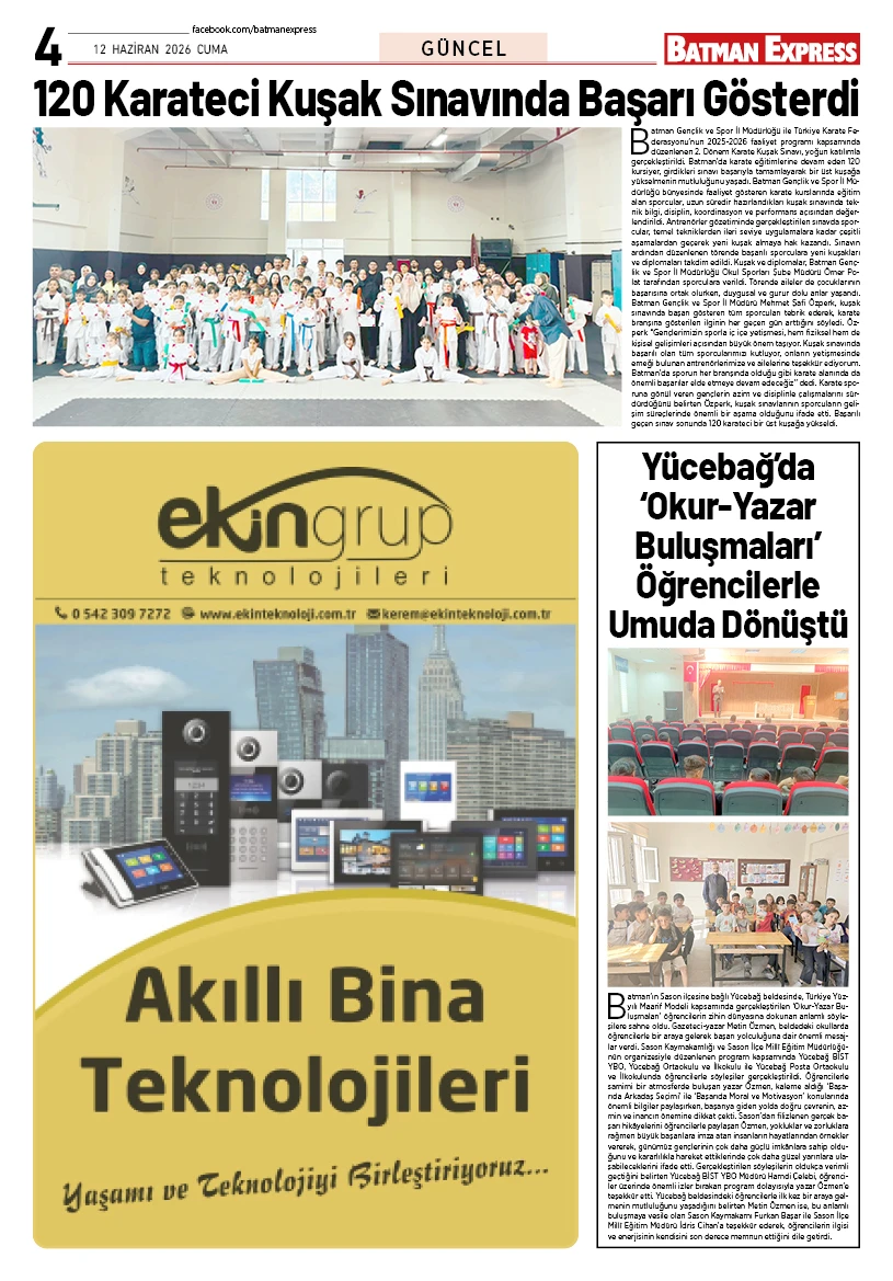 12 HAZİRAN 2026 CUMA