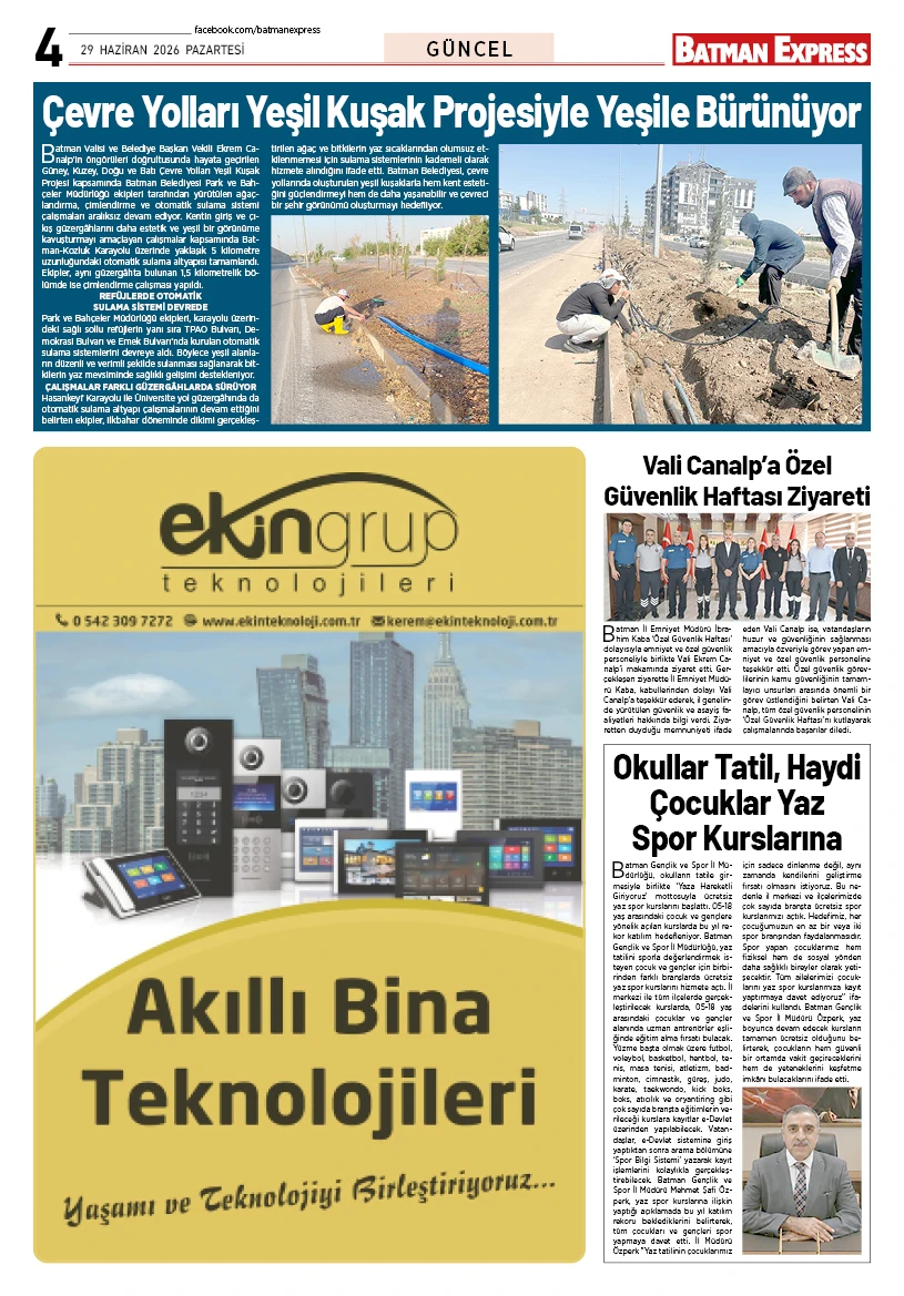 29 HAZİRAN 2026 PAZARTESİ