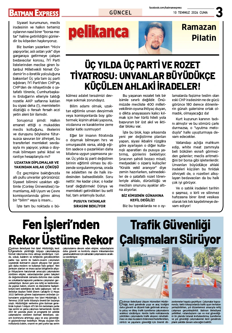 10 TEMMUZ 2026 CUMA