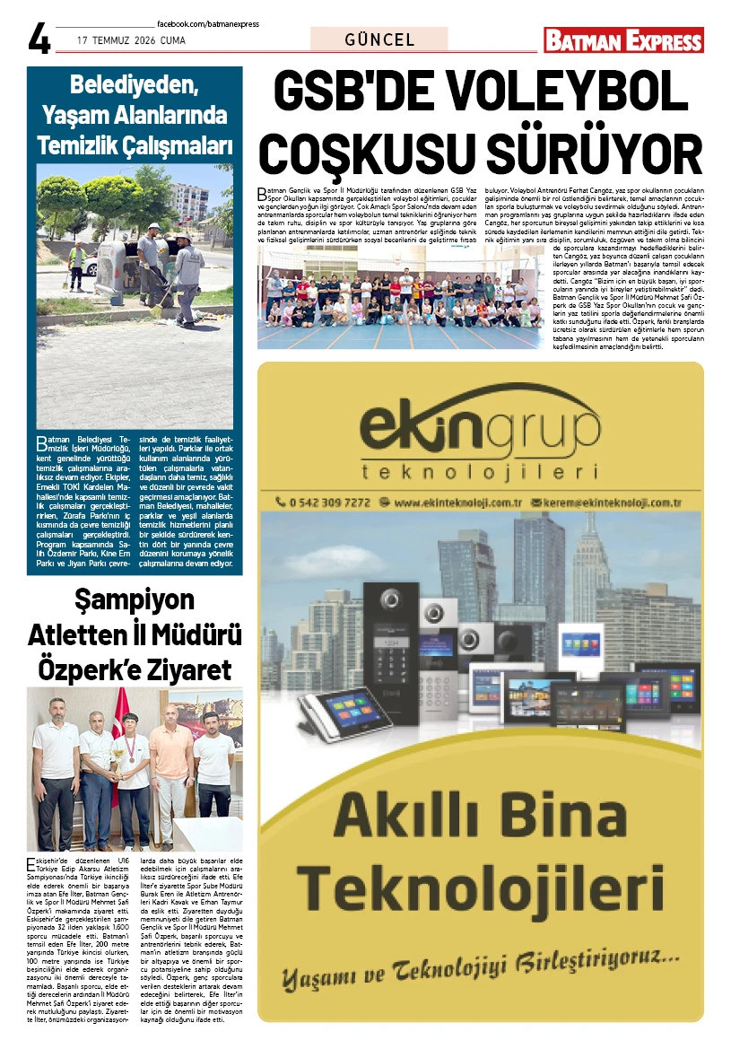 17 TEMMUZ 2026 CUMA