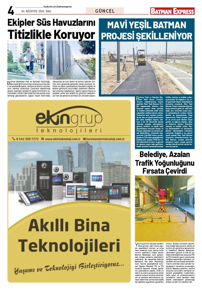 04 AĞUSTOS 2026 SALI