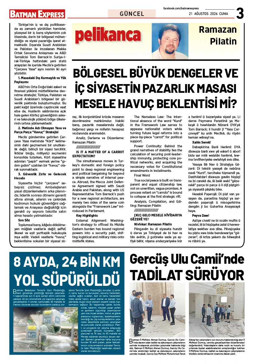 21 AĞUSTOS 2026 CUMA