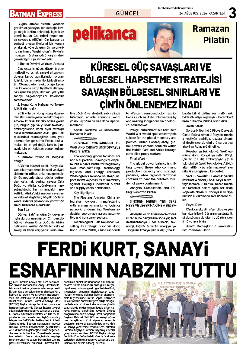24 AĞUSTOS 2026 PAZARTESİ