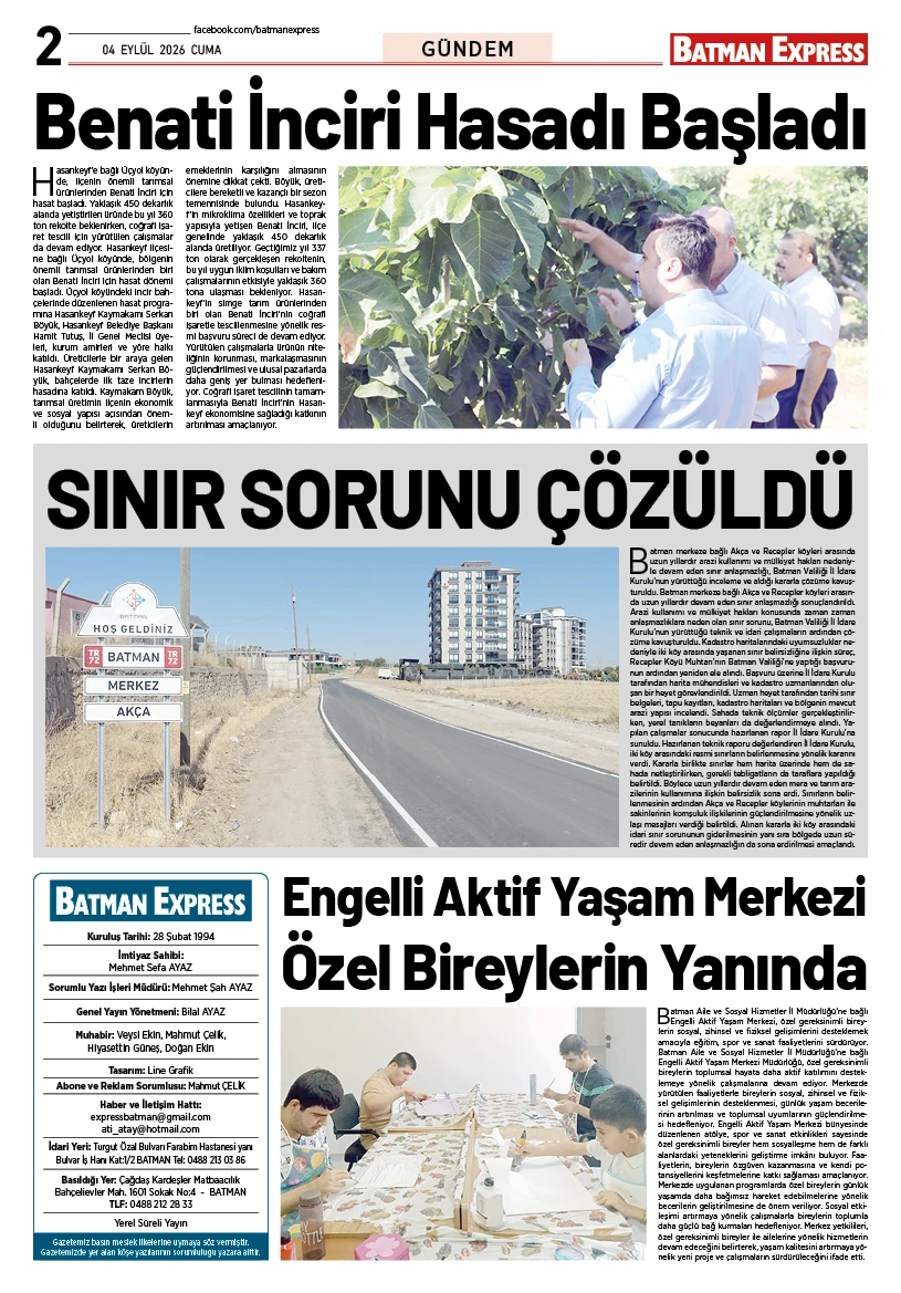 04 EYLÜL 2026 CUMA