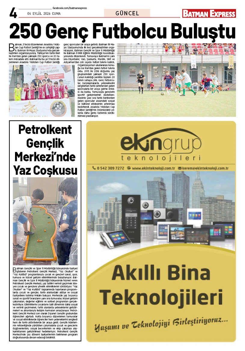 04 EYLÜL 2026 CUMA