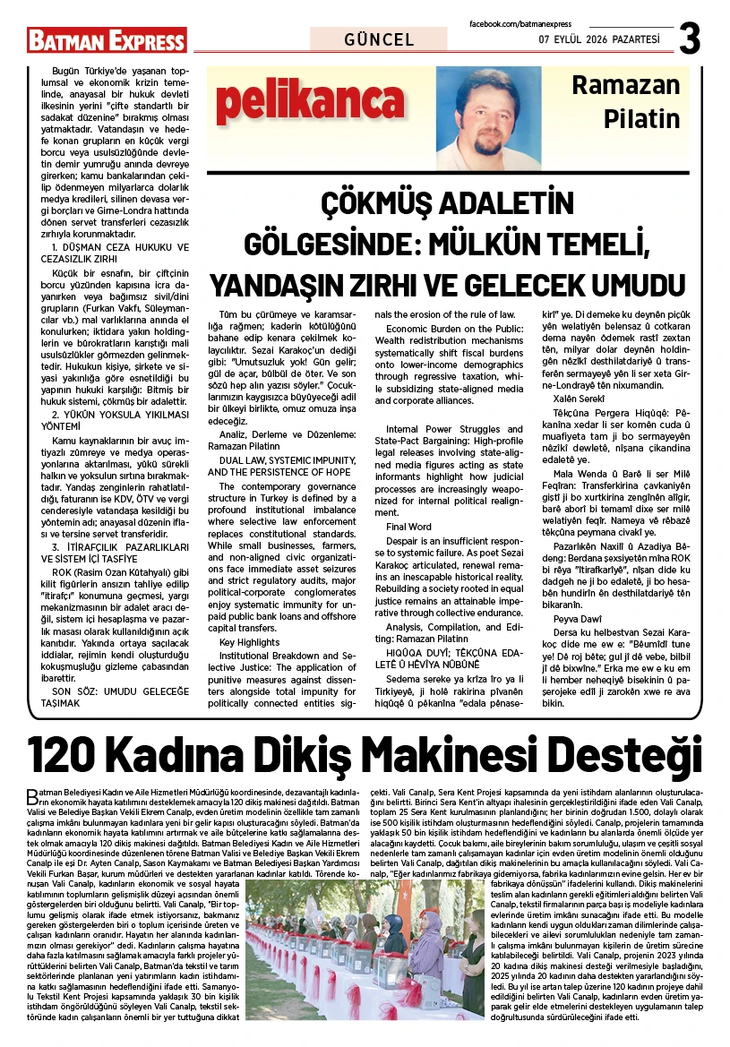 07 EYLÜL 2026 PAZARTESİ