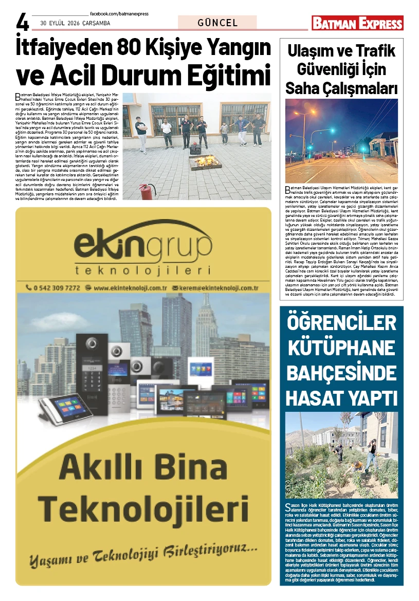 30 EYLÜL 2026 ÇARŞAMBA