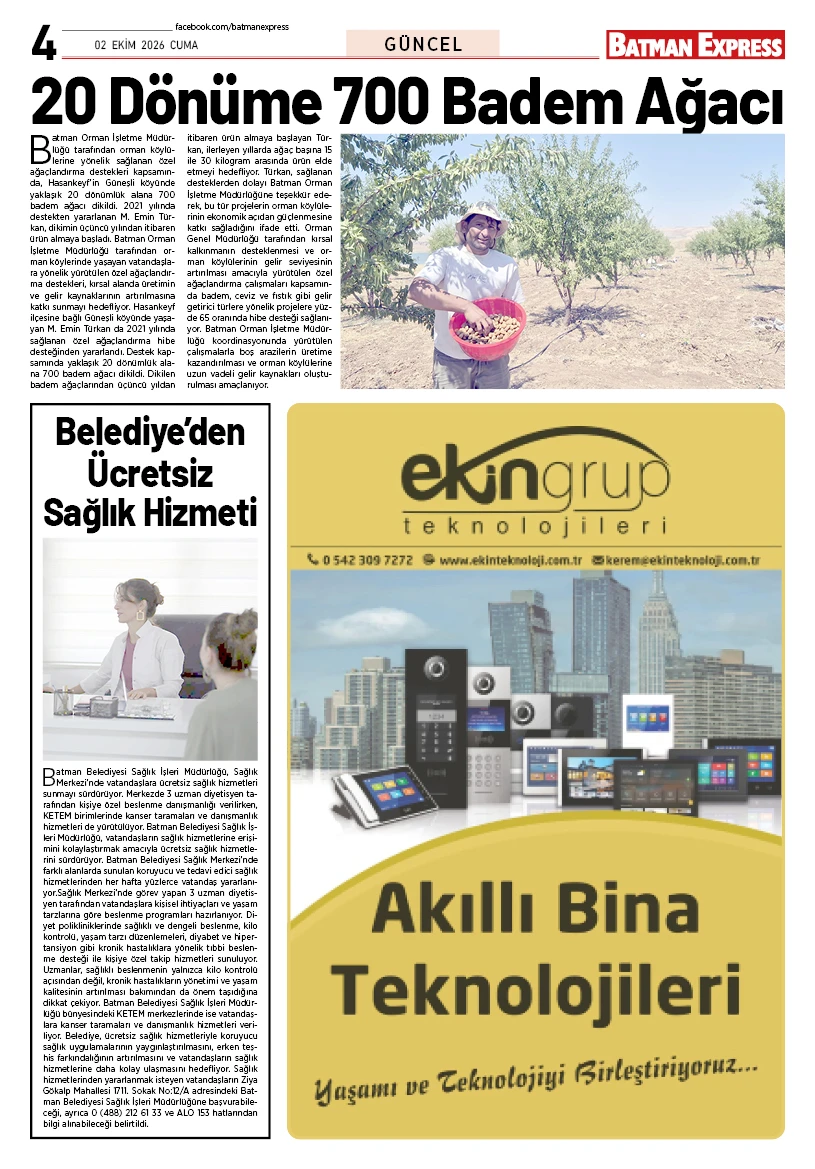 02 EKİM 2026 CUMA