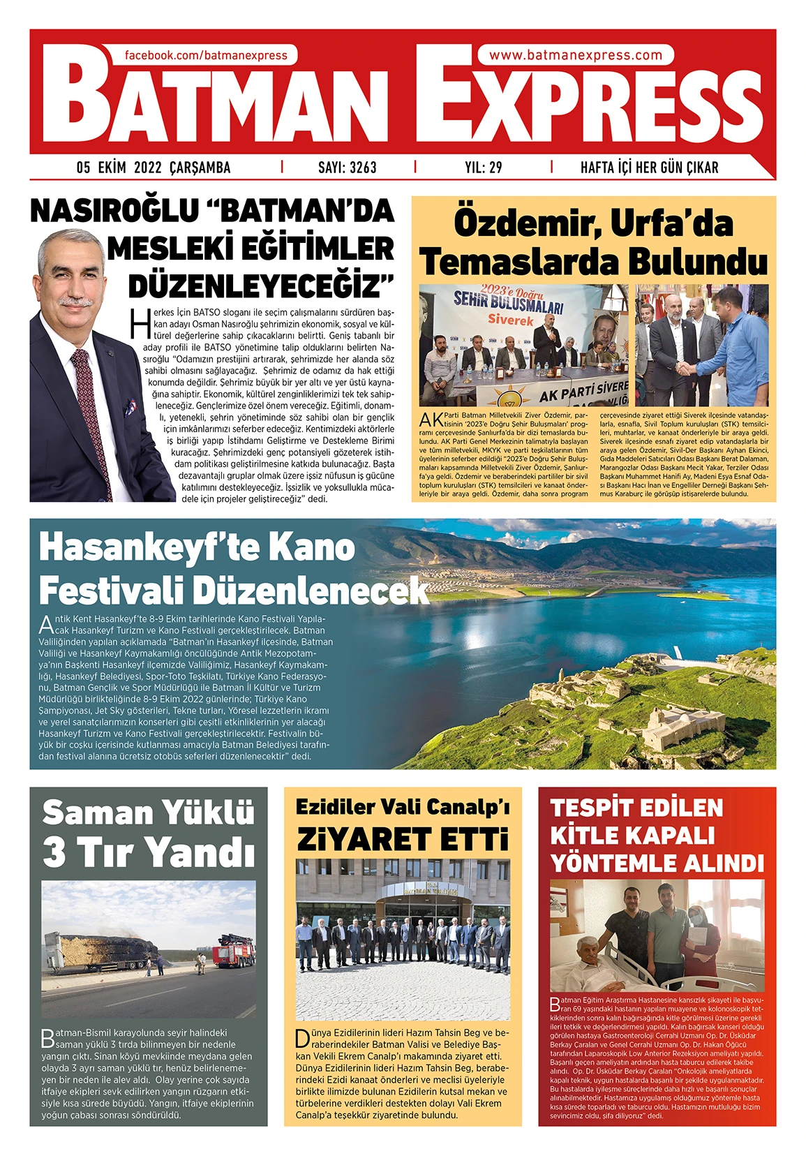 05 EKİM 2022 &Ccedil;ARŞAMBA 