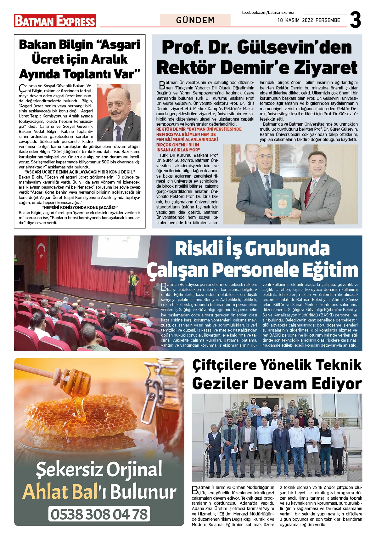 10 KASIM 2022 PERŞEMBE 