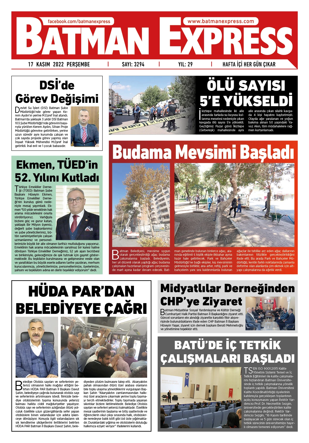 17 KASIM 2022 PERŞEMBE 