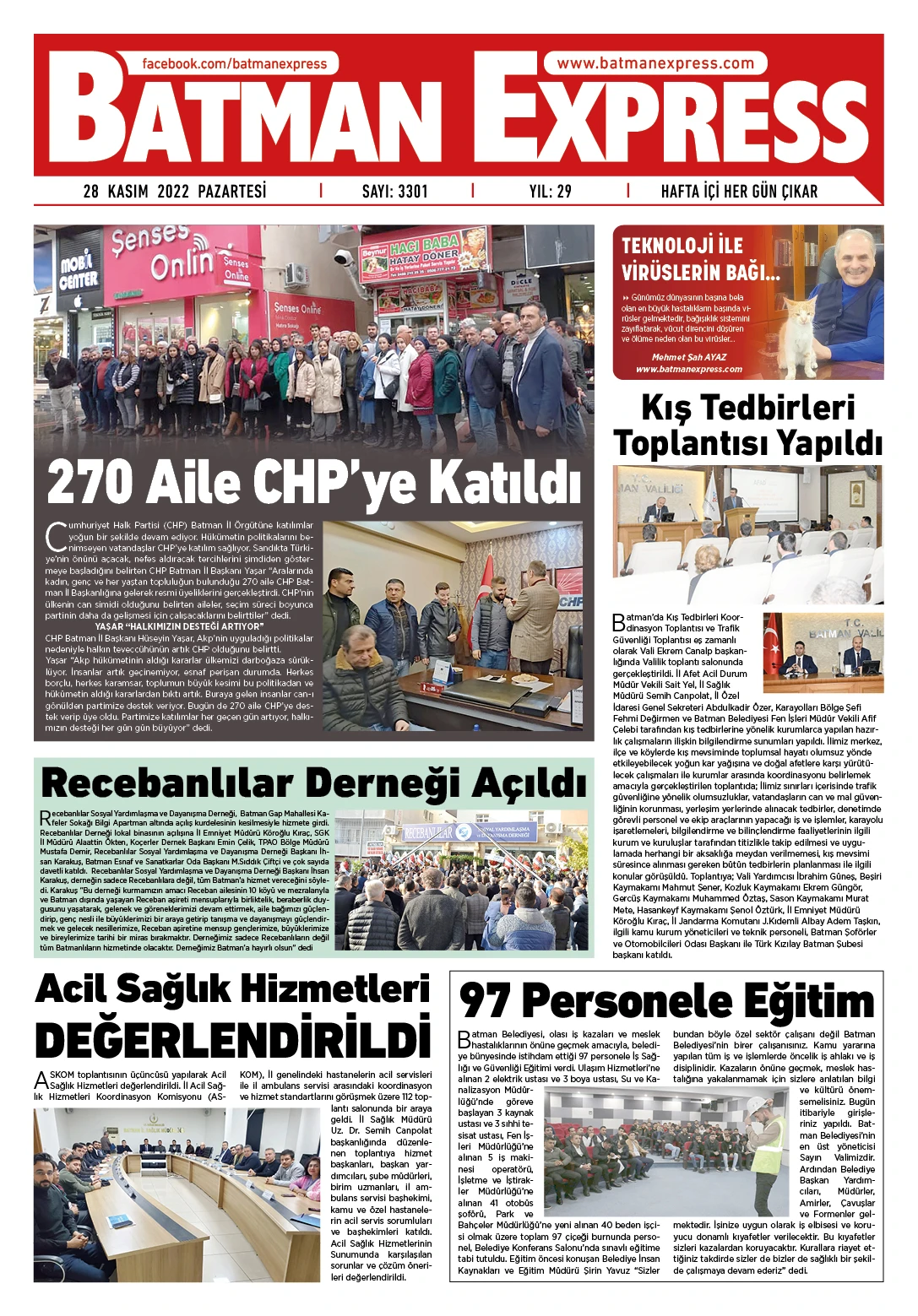 28 KASIM 2022 PAZARTESİ 