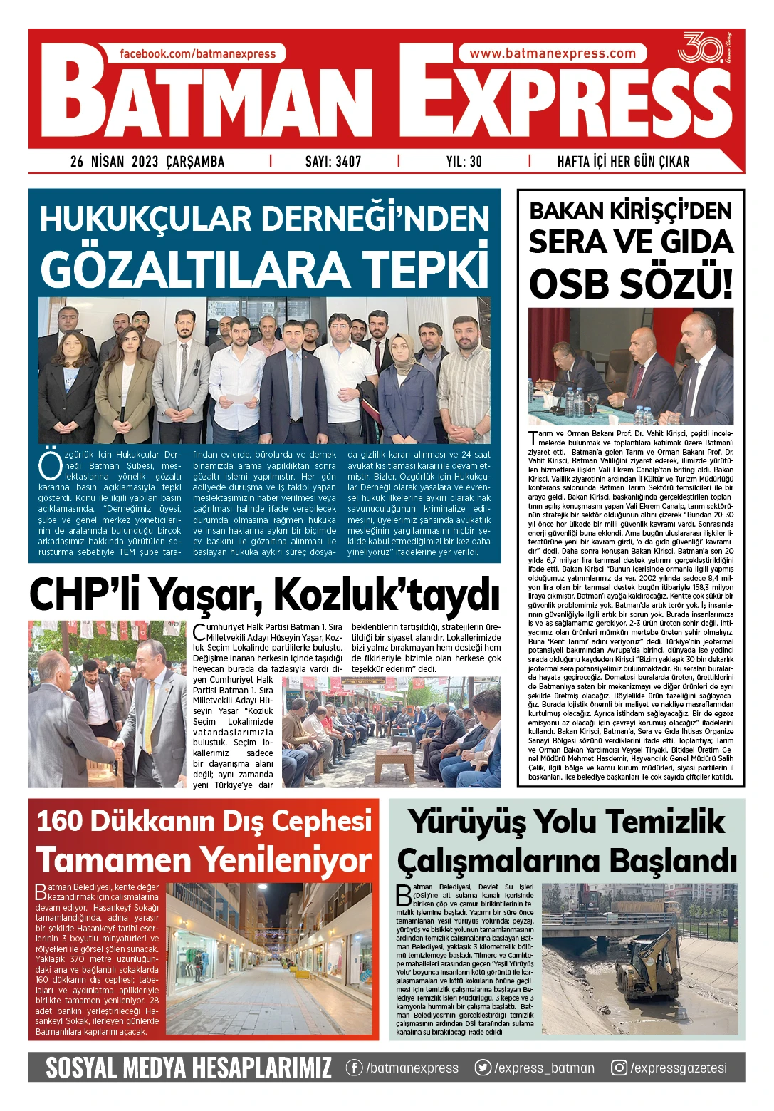 26 NİSAN 2023 &Ccedil;ARŞAMBA