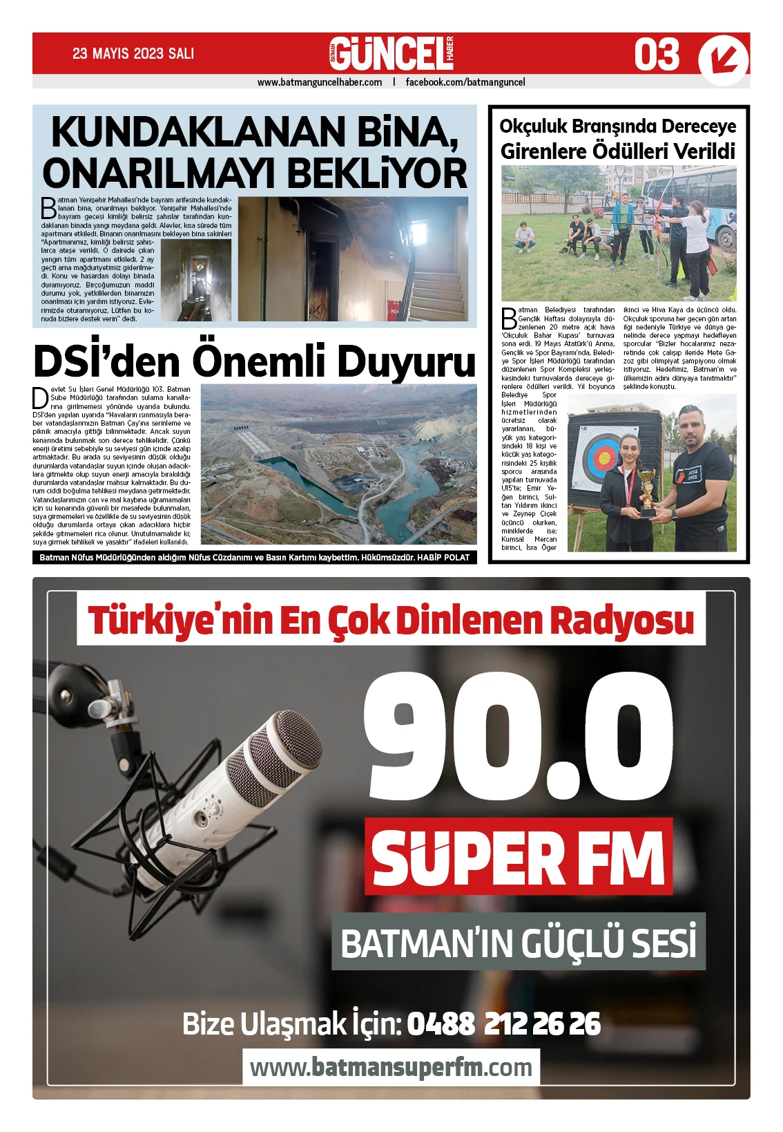 BATMAN GÜNCEL GAZETESİ