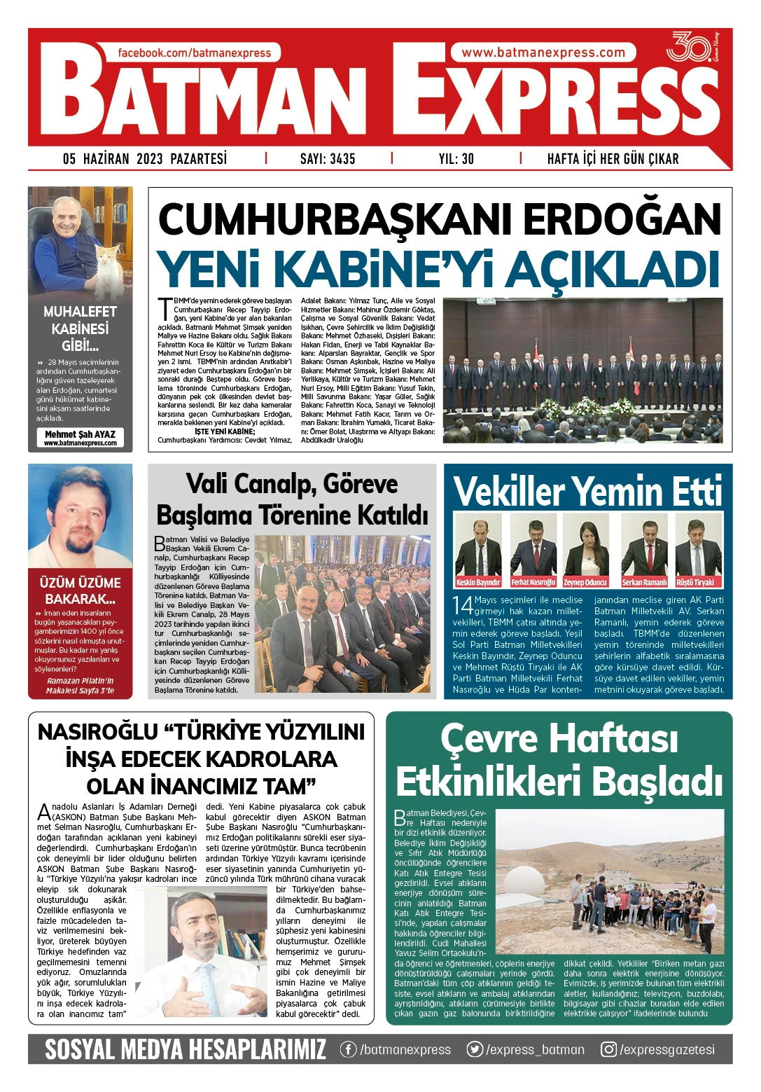 05 HAZİRAN 2023 PAZARTESİ