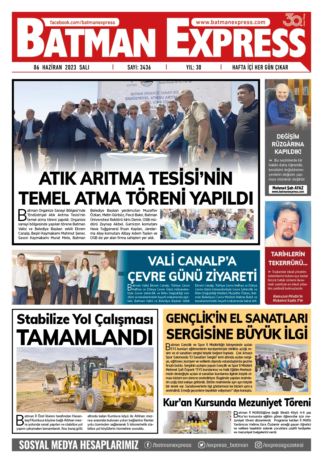 06 HAZİRAN 2023 SALI