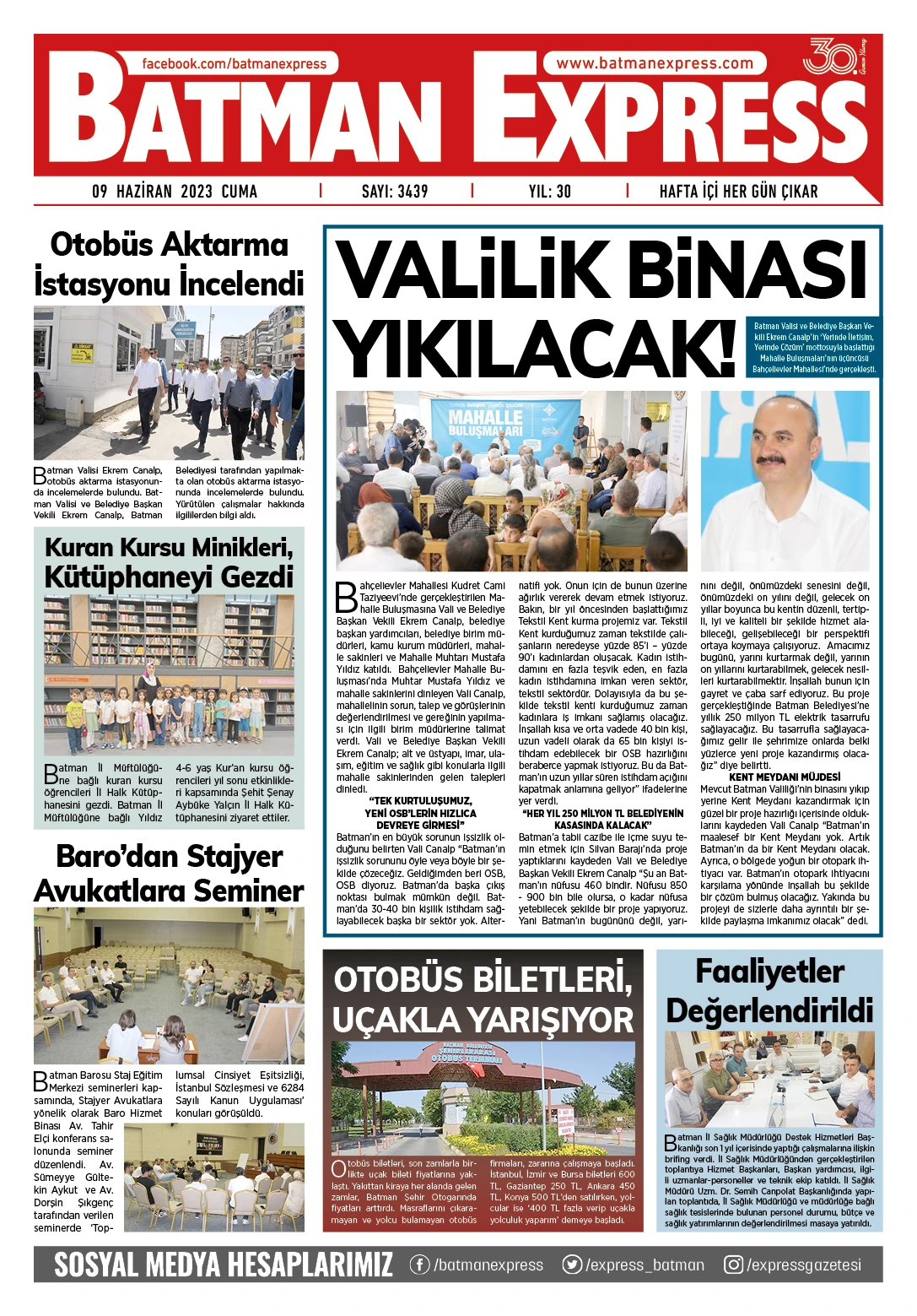 09 HAZİRAN 2023 CUMA