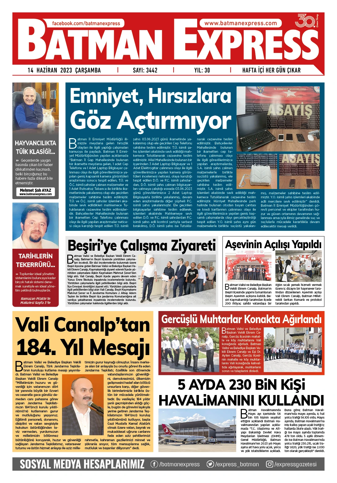 14 HAZİRAN 2023 &Ccedil;ARŞAMBA