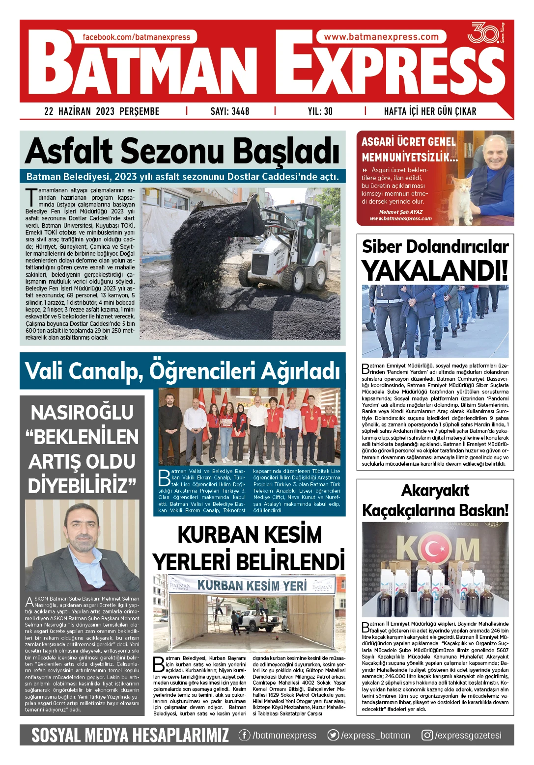 22 HAZİRAN 2023 PERŞEMBE