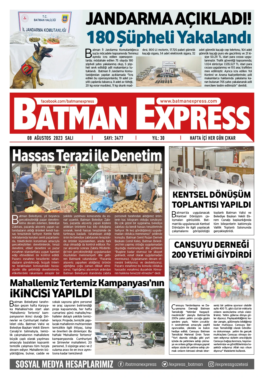 08 AĞUSTOS 2023 SALI