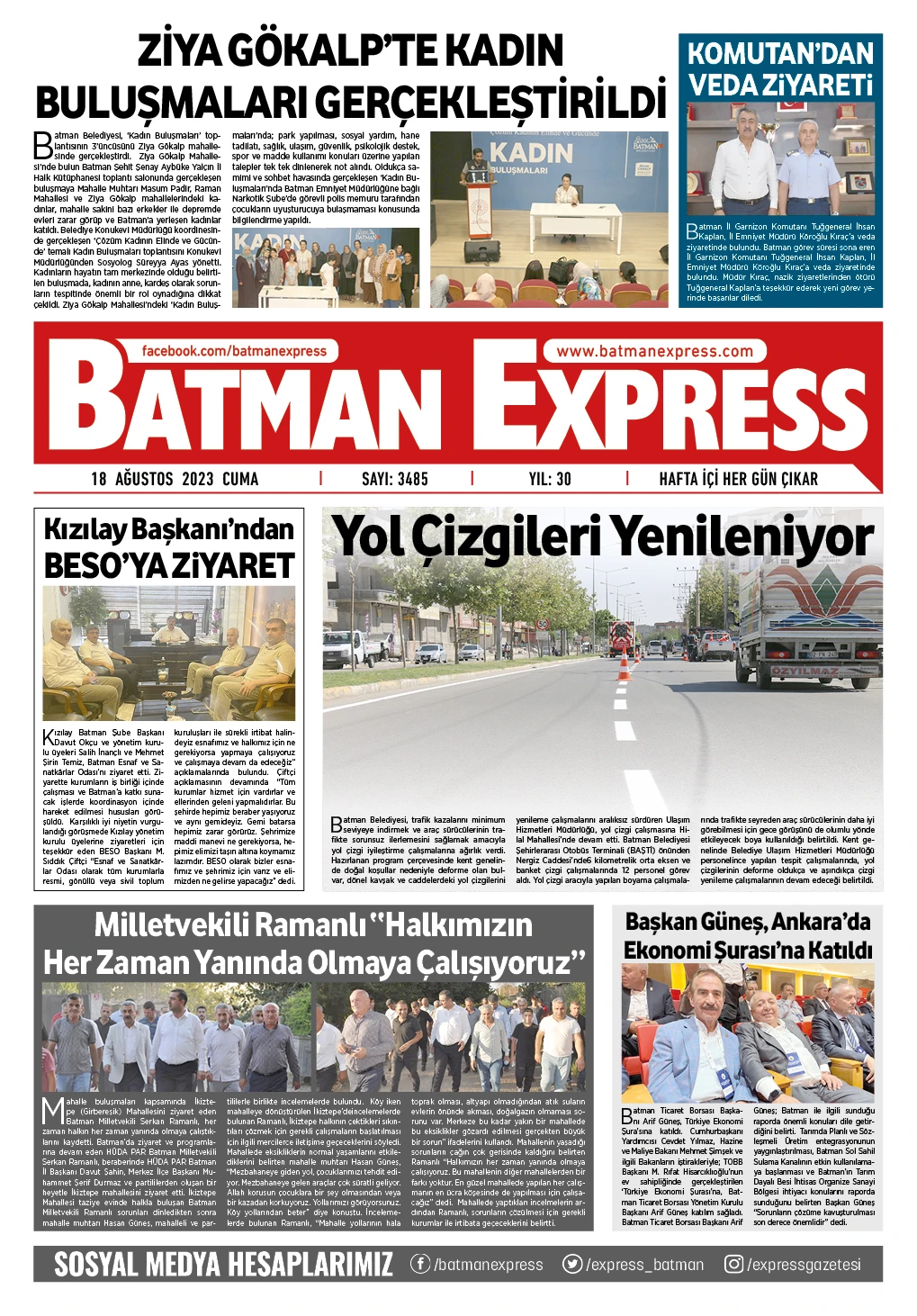 18 AĞUSTOS 2023 CUMA