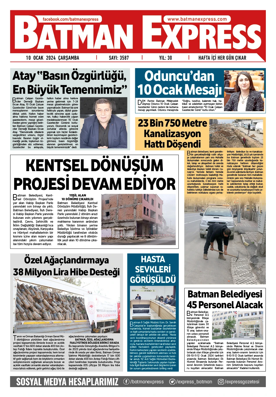 10 OCAK 2024 &Ccedil;ARŞAMBA