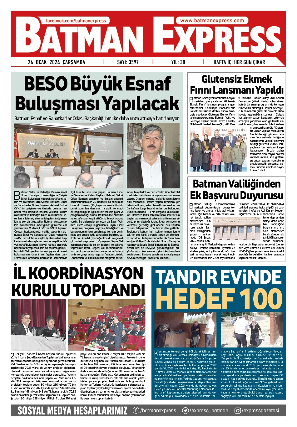 24 OCAK 2024 &Ccedil;ARŞAMBA