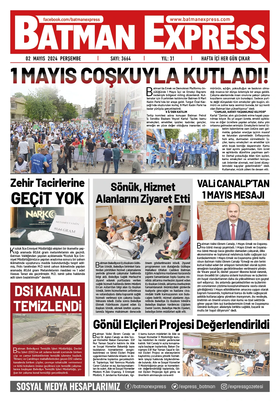 02 MAYIS 2024 PERŞEMBE