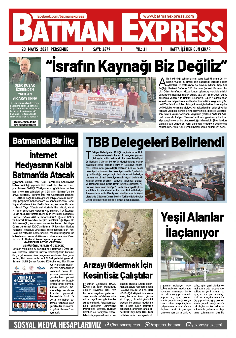 23 MAYIS 2024 PERŞEMBE